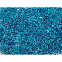 Chainmail Joe 1/2 Pound Turquoise Anodized Aluminum Jump Rings 16G 3/16"" Id (2300+ Rings)