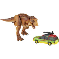 Transformers Generations Collaborative: Jurassic Park Mash-Up Tyrannocon Rex & Autobot Jp93 Ages 8 And Up