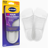 Dr. Scholl 's Love Your Flats & Sandals  3/4 Length Insoles For Women  Shoe Size 6-10: All-Day Comfort Shoe Inserts For Women With Arch Support  Metatarsal Foot Pads  Relieves Shoe Discomfort