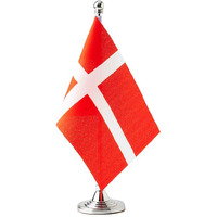 Denmark Flag Danish Dane Table Desk Small Mini Flags Decorations