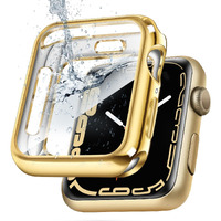 Top4Cus 38Mm Cover Soft Tpu Anti-Scratch Lightweight 38Mm Iwatch Case All-Around Screen Protector  Optional Cases Compatible With Apple Watch Series 10/9/8/7/6/Se/Se2/5/4/3/2/1 -Gold