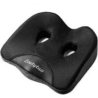 Loutytuo Seat Cushion Pillow 100% Memory Foam And Washable Cover For Office Chair Car Seat And Wheelchair Tailbone & Sciatica & Back Pain Relief