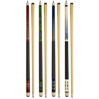Set Of 4 Pool Cues New 58"" Billiard House Bar Pool Cue Sticks (Set15~18)