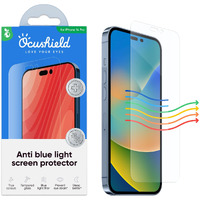 Ocushield Anti Blue Light Tempered Glass Screen Protector For Iphone 14 Pro 6.1"" - Protect Your Eyes Reduce Migraines & Improve Sleep
