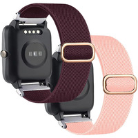 Stretch Nylon Band Compatible With Veryfitpro Id205L Watch  19Mm Elastic Replacement Strap For Blackview Id205L/Letsfit Id205L/Fitpolo Id205L/Asiameng Id205L/Willful Id205L/Yamay Id205L Sw020.