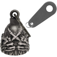 Motorcycle Bell With Hanger For Biker  Good Luck Biker Bells & Motorcycle Accessories  Key Chain With Delicate Luck Bell