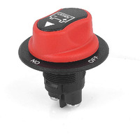 Jtron Car Battery Disconnect Switch Max.50V Dc 50A Cont 75A Int Boat Battery Switch Waterproof For Car Motorcycle Marine Boat Auto Camper Rv Atv Utv Vehicles (No-Off/50A)