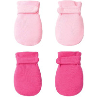 Newborn Baby No Scratch Mittens Stay On  100% Cotton Breathable  Adjustable Infant Gloves For Baby Boys Girls Mittens