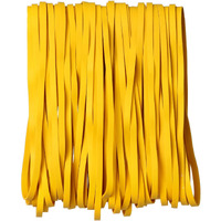 Amuu Rubber Bands Large Yellow 50 Pack 8Inch Big Rubber Band Trash Can Band Set Elastic Bands For Office Supply File Folders Box Books Gifts Notebook