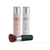 Magicminerals Airbrush Foundation By Jerome Alexander - 3Pc Spray Makeup Set With Anti-Aging Ingredients For Smooth Radiant Skin (3 Piece Set  Bright Medium)