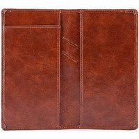 Aurya Leather Checkbook Cover Holder With Free Divider Right Handed With Middle Pen Design Checkbook Cover Case For Women/Men