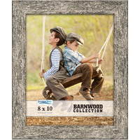 Icona Bay 8X10 Brown Oak Picture Frame  Country Rustic Style 8 X 10 Photo Frame  Table Top Or Wall Mount  Barnwood Collection