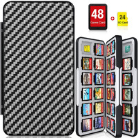 Cykoarmor Switch Game Case For Nintendo Switch Oled/Switch/Switch Lite  With 48 Switch Game Card Slots & 24 Sd Card Slots  Compact And Portable Switch Game Holder  Gray