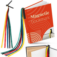 Superior Essentials Magnetic Bible Bookmark - Genuine Leather  Attachable Bible Ribbon Bookmarks For Book Lovers With 5 Colorful Strings - No More Flipping Through Pages Using Our Bible Page Markers