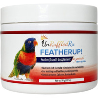 Unruffledrx Featherup! Bird Multivitamin With Biotin For Beautiful Plumage - 90 Gm - 240 Servings