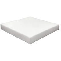 Foamma (1-Pack) 2"" X 18"" X 18"" Hd Upholstery Foam High Density Foam (Chair Cushion Square Foam For Dinning Chairs  Wheelchair Seat Cushion Replacement)