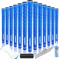 Champkey Wrap-Y Rubber Golf Grips 13 Pack Come With All Repair Kits - High Feedback And Traction Golf Club Grips(Standard  Blue)