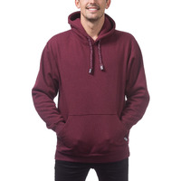 Pro Club Men's Heavyweight Pullover Hoodie (13Oz)  Maroon  2X-Large