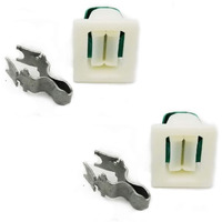 (2 Pack) Dryer Door Catch And Latch Kit For Maytag  Amana  Whirlpool  Frigidaire  Kenmore  Speed Queed  Admiral  Roper And More