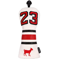 Shabier Golf Sports Style Golf Wood Club Headcover Driver Cover For Taylormade M5 M6 Driver (White 23 Fairway Cover)