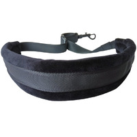 Xinlink Professional Black Colored Padded Alto Tenor Saxophone Neck Strap With Locking Snap Hook For Sax Player Music Instrument