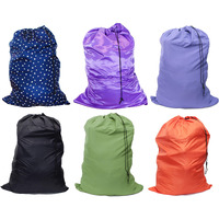Yethan Extra Large Laundry Bag 6 Pack  Varied Colors  Travel Laundry Bags With Drawstring Closure  30""X40""  For College  Dorm And Apartment Dwellers.