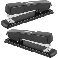 Stapler - 2 Pack Staplers For Desk - Black Stapler Heavy Duty  25 Sheet Capacity Office Stapler