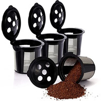 Reusable K Cups For Keurig Supreme  K Supreme Plus And K Slim By Purehq - Refillable Kcup For Keurig Supreme Coffee Maker - Multistream Coffee Pods Filter - 4 Pack