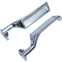 Ymhhefy Silver Interior Metal Door Handle Front Left Driver Passenger Side Compatible With 1987-1996 Ford Bronco F150 F250 F350 F53 F59 F800 Replaces E7Tz-1522601-A E7Tz-1522600-A 77177 77178 2Pcs