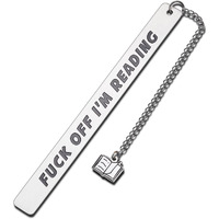 Funny Bookmarks Fck Off I'M Reading - Gifts For Booklovers Friends Son Daughter  Birthday Christmas Gift Bookmark For Family Writers Teachers  Graduation Holiday Stocking Stuffers Present I'M Reading