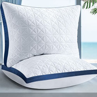 Slybear Pillows Queen Size Set Of 2  Queen Pillows 2 Pack  Cooling Hotel Luxury Pillow For Bed Sleeping  Supportive Breathable Down Alternative Gusseted Pillow For Side Stomach Or Back Sleepers