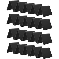 20 Pack Acrylic Mini Chalkboard Sign  Aitee Clear Mini Tabletop Chalkboard Signs  Small Tent Chalkboards Blackboard For Weddings  Birthday Parties  Message Board Signs  Buffet  Bakery And Retail Label