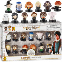 Self-Inking Harry Potter Stampers  Set Of 12 - Harry Potter Gifts  Collectables  Party Decor  Cake Toppers - Lucius Malfoy  Hermione Granger  Neville Longbottom And More By Pmi  2.5 In. Tall