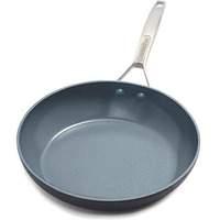 Greenpan Paris Pro Hard Anodized Healthy Ceramic Nonstick  12"" Frying Pan Skillet  Pfas-Free  Dishwasher Safe  Grey