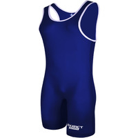 Exxact Sports Plain Wrestling Singlet  Powerlifting Singlet Youth Wrestling Singlet Men For Training And Weightlifting Uniform - (Navy  Youth Large)
