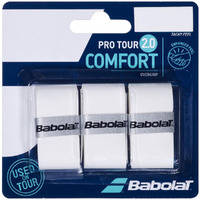 Babolat Pro Tour 20 Comfort Overgrip White (3-Pack)