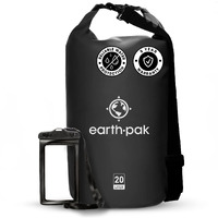 Earth Pak -Waterproof Dry Bag - Roll Top Dry Compression Sack Keeps Gear Dry For Kayaking  Beach  Rafting  Boating  Hiking  Camping And Fishing With Waterproof Phone Case