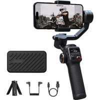 Hohem Isteady M6 Gimbal Stabilizer For Smartphone  3-Axis Cell Phone Gimbal Built-In Oled Display 400G Payload Reverse Charging Android And Iphone Gimbal With Inception Motion Timelapse