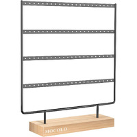 Mocolo Earring Holder Stand  Earring Organizer Display Holder Stand For Hanging Earrings(88 Holes & 4 Layers)