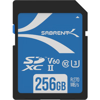 Sabrent Rocket V60 256Gb Sd Uhs-Ii Memory Card R270Mbs W170Mbs (Sd-Tl60-256Gb)