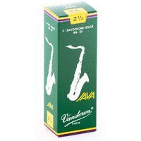 Vandoren Sr2725 Tenor Sax Java Reeds Strength 25 Box Of 5