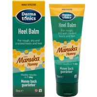 Dermatonics Heel Balm With Manuka Honey  Suitable For Diabetics  70 Ml  Hydrates And Draws Moisture Into Your Skin  Ideal For People With Very Dry Feet
