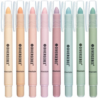 Diversebee Bible Highlighters And Pens No Bleed  8 Pack Assorted Colors Gel Highlighters Set  Cute Bible Markers Study Journaling School Supplies & Accessories (Pastel)