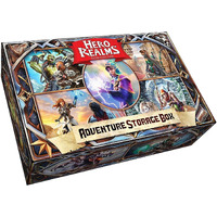 Hero Realms Adventure Storage Box - Card Deck Box - Durable And Sturdy - Compatible With Hero Realms Deck Building Game   Blue