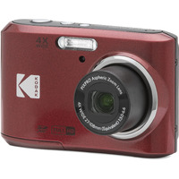 Kodak Pixpro Fz45-Rd 16Mp Digital Camera 4X Optical Zoom 27Mm Wide Angle 1080P Full Hd Video 2.7 "" Lcd Vlogging Camera (Red)