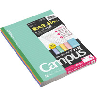 Kokuyo Campus Notebook  A 7Mm(0.28In) Dot Ruled  Semi-B5  30 Sheets  Pack Of 5  5 Colors  Japan Import (No-3Catnx5)