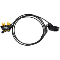 Magura Mt5?2-Finger Lightweight Aluminium Bicycle Brake Lever  Useable On Left/Right  2 200?Mm Cable Length  Single Pad Set Includingaccessories (Pack Of 1) ?Bicycle Brake  Black  One Size