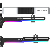 Uphere 5V 3Pin Addressable Rgb Graphics Card Gpu Brace Support Video Card Sag Holder Built-In 5V Argb Strip Adjustable Length And Height Support G276Argb