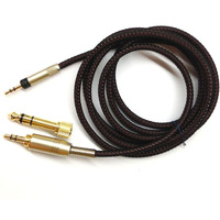 Newfantasia Replacement Upgrade Cable For Audio Technica Ath-M50X  Ath-M40X  Ath-M70X Headphones 1.2Meters/4Feet