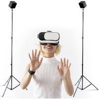 Skywin Vr Tripod Stand Compatible With Steamvr Base Station 2.0 - Sensor Stand And Base Station For Sensors And Oculus Rift Constellation (2-Pack)